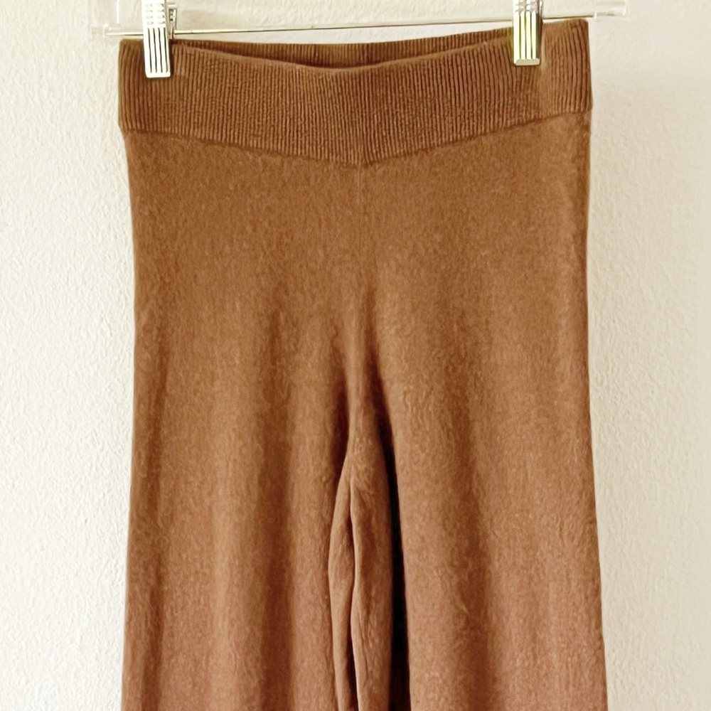 H&M Premium Selection XS Wide-leg High Waist Loose Fit Cashmere Pants Size 0 - Picture 3 of 10